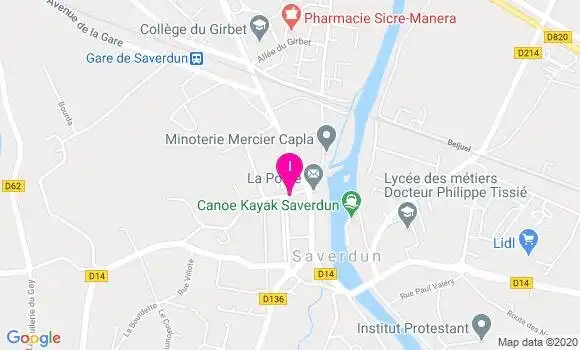 Localisation Michele Dantoine