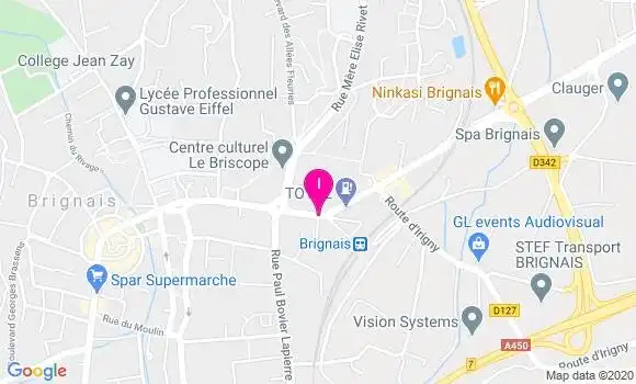 Localisation Delphine Beneteaud