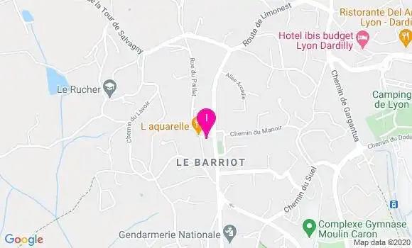 Localisation Genevieve Thiebaut