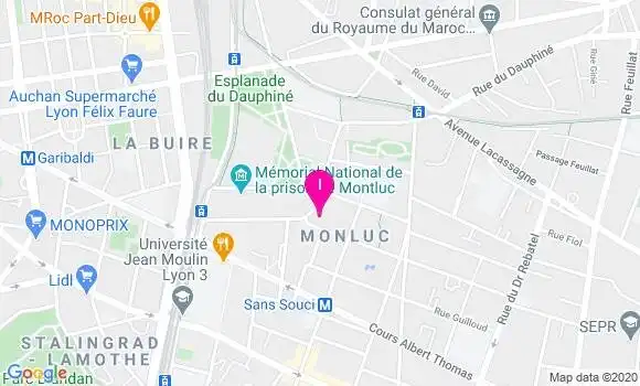 Localisation Raphaelle Lefebure