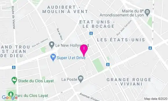 Localisation Ghyslaine Bourguetou