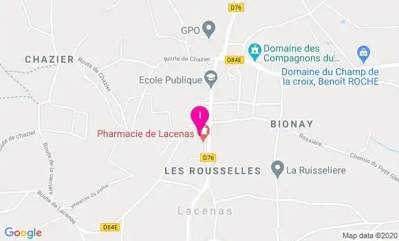 Localisation Anais Blachere