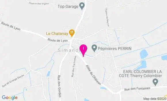 Localisation Philippe Collombon