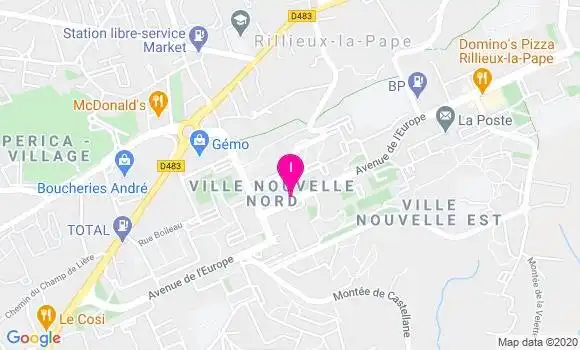 Localisation Emmanuelle Brocquet
