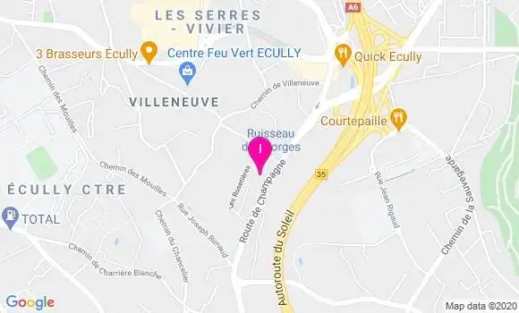 Localisation Delphine Bel