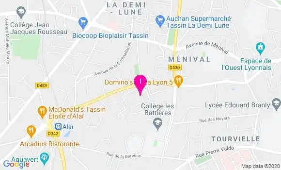 Localisation Laure Baraza Chatillon