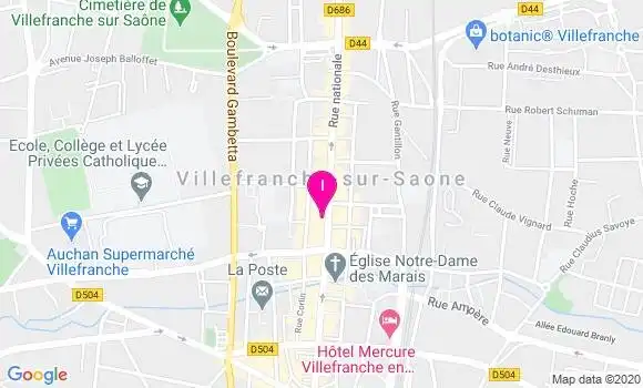Localisation Cecile Sabatier