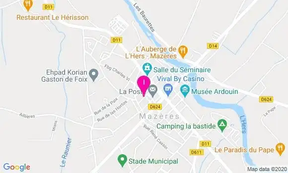 Localisation Cathy Lazzarotto Vercraene