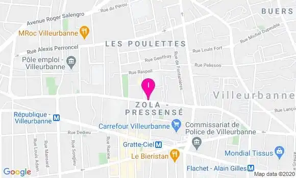 Localisation Sandra Bensoussan