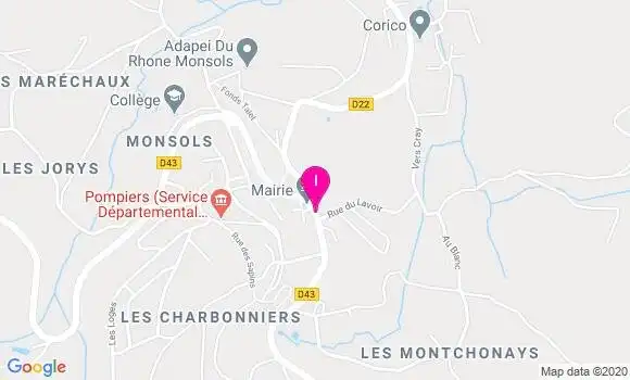 Localisation Brice Colomb