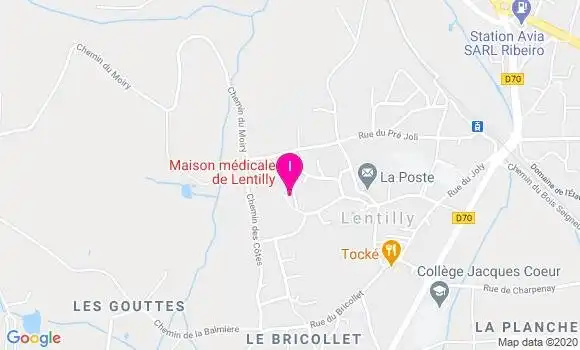 Localisation Edith Bobillier