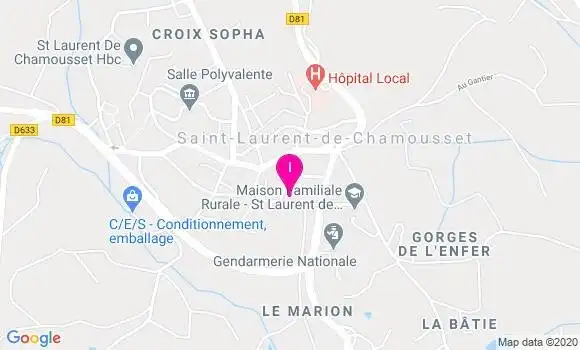 Localisation Lydie Poncet
