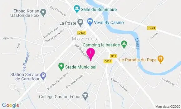 Localisation Marie Pierre Gouzes