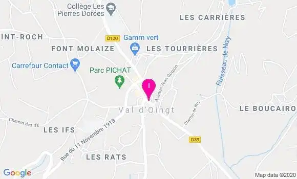 Localisation Marie Therese Fayot