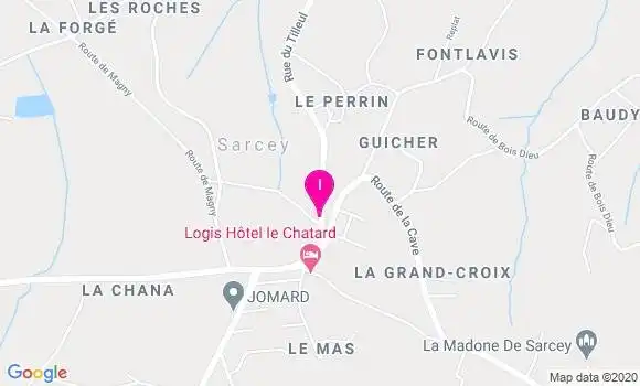 Localisation Xavier Degaud