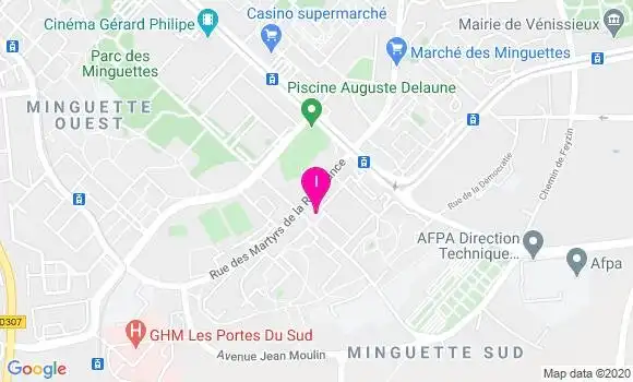 Localisation Laetitia Goddard
