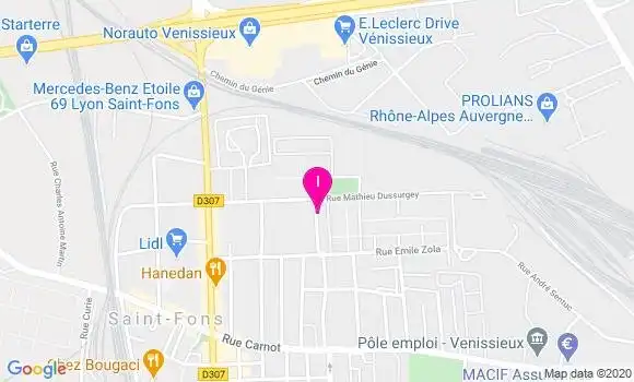 Localisation Amelie Graine