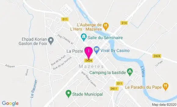 Localisation Vanessa Michel