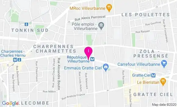 Localisation Francoise Moissonnier
