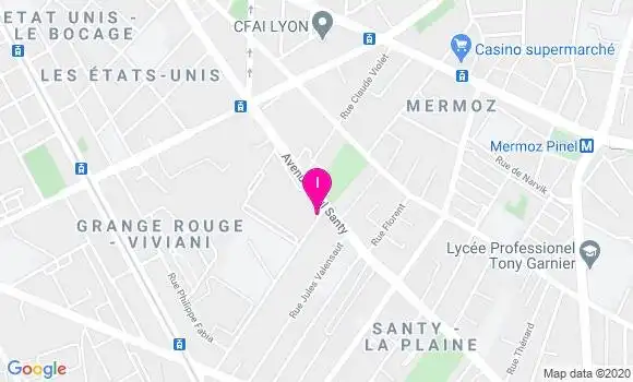Localisation Helene Martin