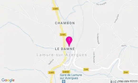 Localisation Sandrine Petit Liaudon