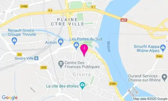 Localisation Oirda Pontier