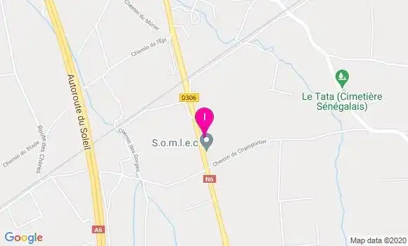 Localisation Nathalie Pin