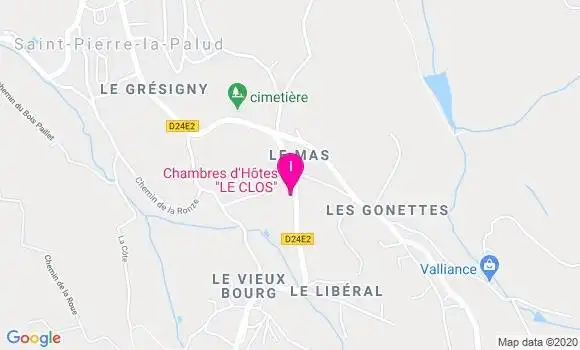 Localisation Rachelle Pintaudi