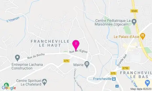 Localisation Caroline Rossat