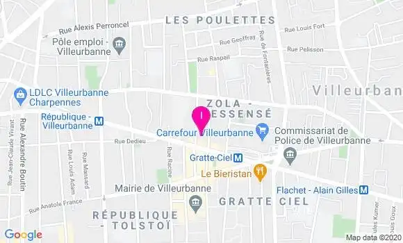 Localisation Audrey Rostan