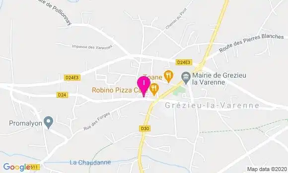 Localisation Frederique Seve