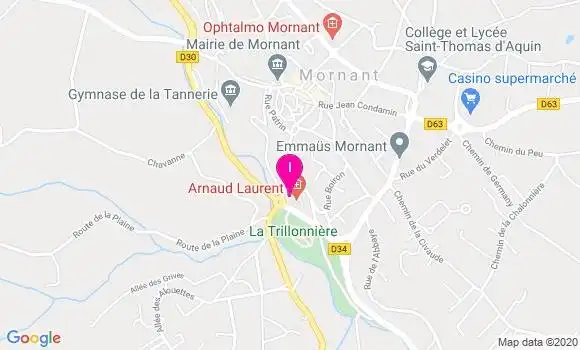 Localisation Stephanie Rivollier