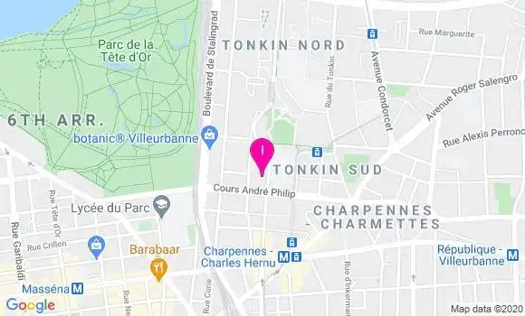 Localisation Alexandra Vion