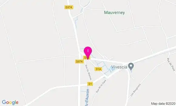 Localisation Geraldine Vallet