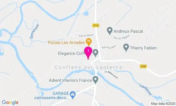 Localisation Cecile Lebrat