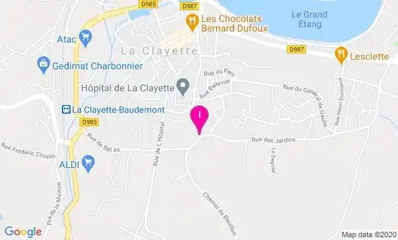 Localisation Yves Mathieu