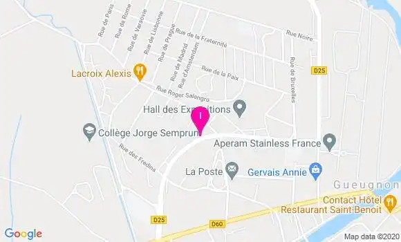 Localisation Edwige Alexandre