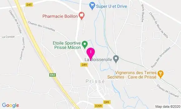 Localisation Lauriane Lathuillere