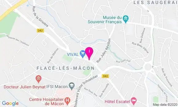 Localisation Emmanuelle Yvrard