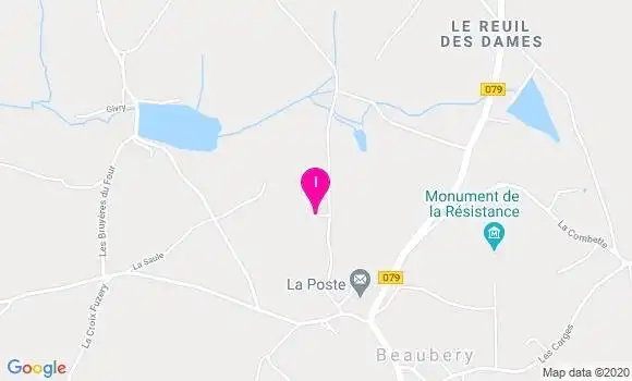 Localisation Emilie Dussably
