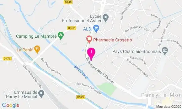 Localisation Odile Desplanche