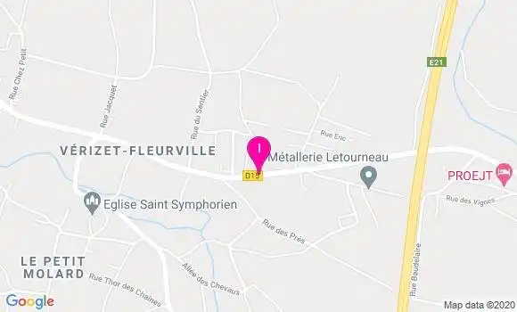 Localisation Evelyne Dubois Auriault