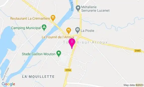 Localisation Brigitte Dubant