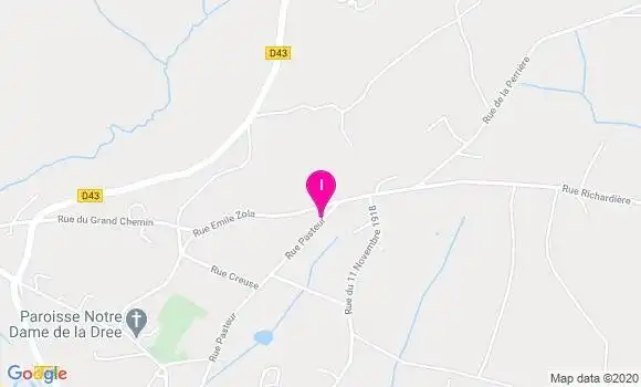 Localisation Jeanine Saury
