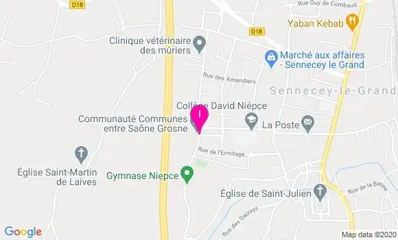 Localisation Francois Bravais