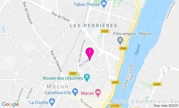 Localisation Coralie Vervier