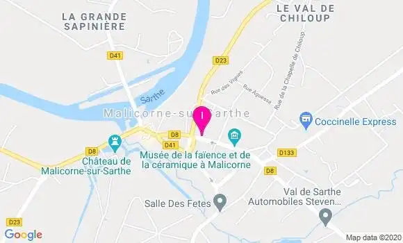 Localisation Marielle Chataignier