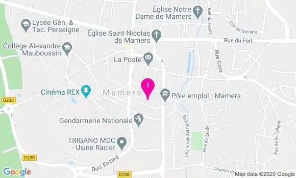 Localisation Sandra Collet