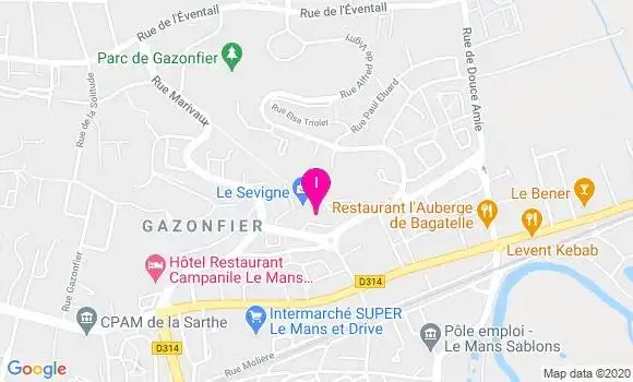 Localisation Delphine Piron Cussot