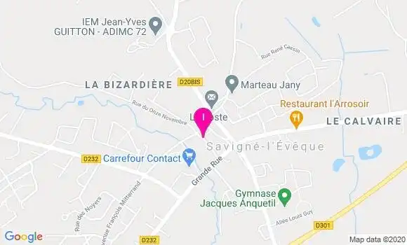 Localisation Virginie Bauduin